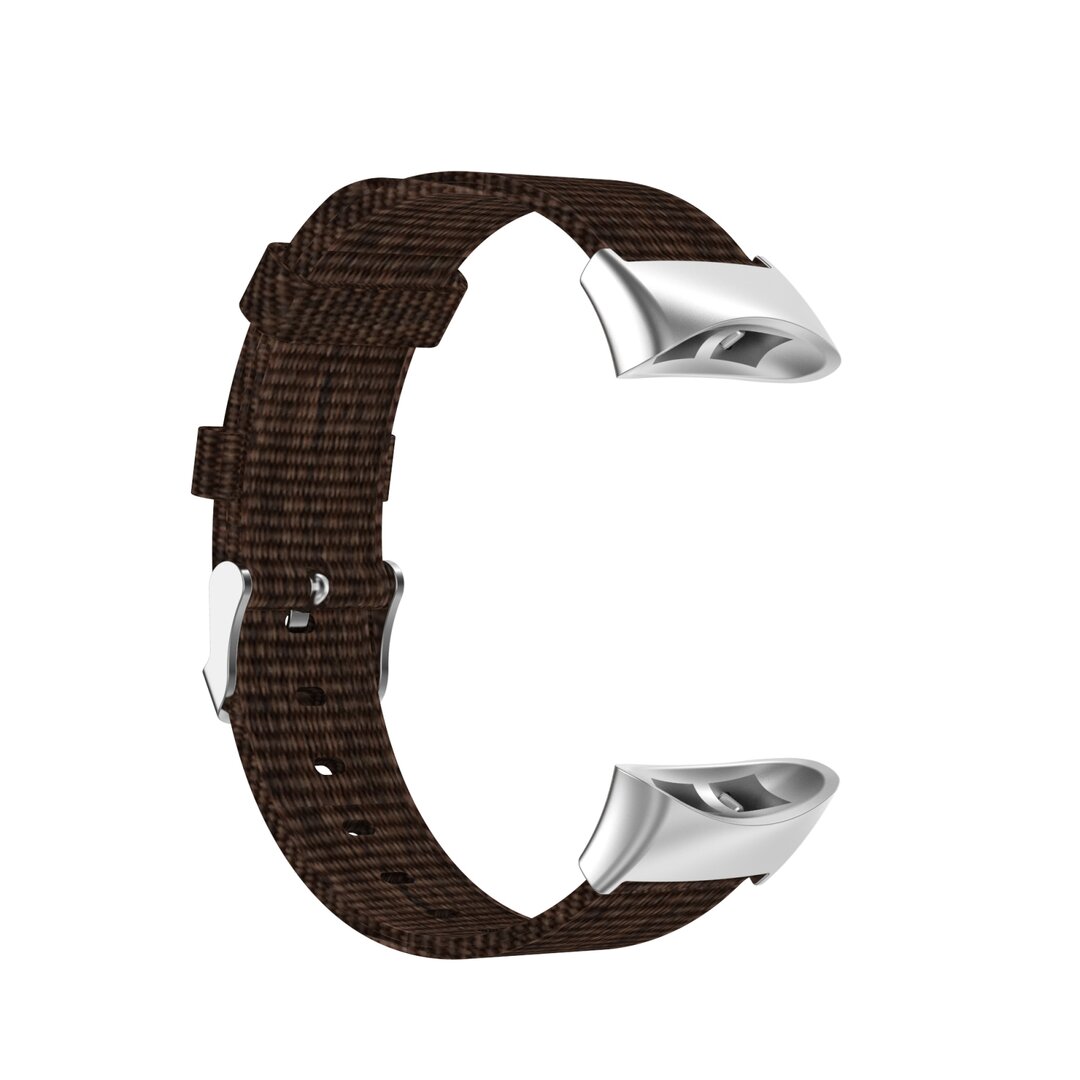 Nylon-Leinenarmband - Dunkelbraun - Garmin Forerunner 45 / 45S