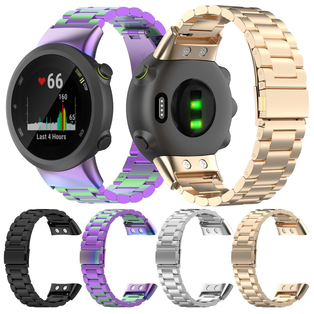 Stahlgliederarmband - Multicolour - Garmin Forerunner 45 / 45S