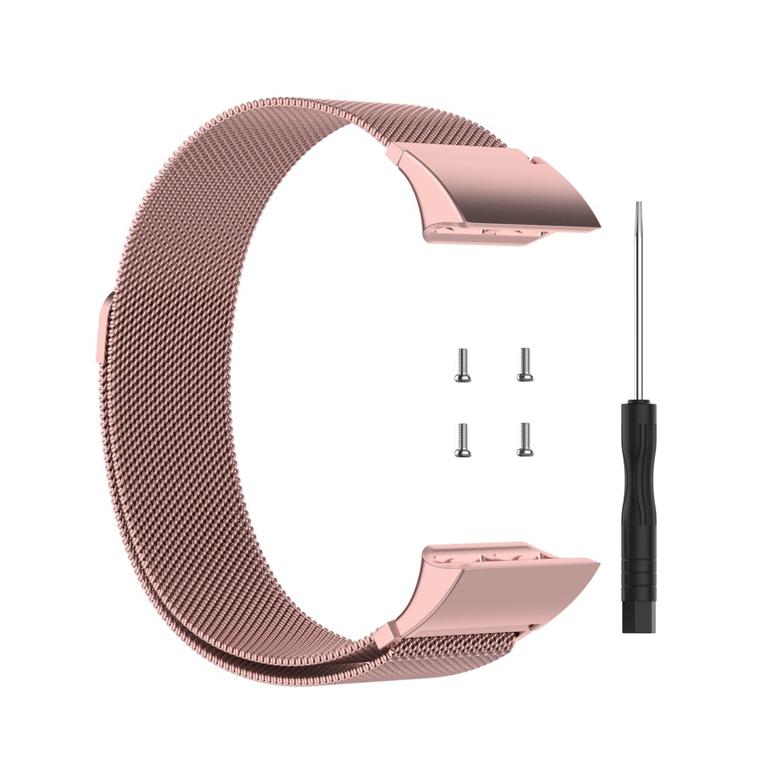 Garmin Forerunner 35 / 30 - Milanaise Armband - Rose gold