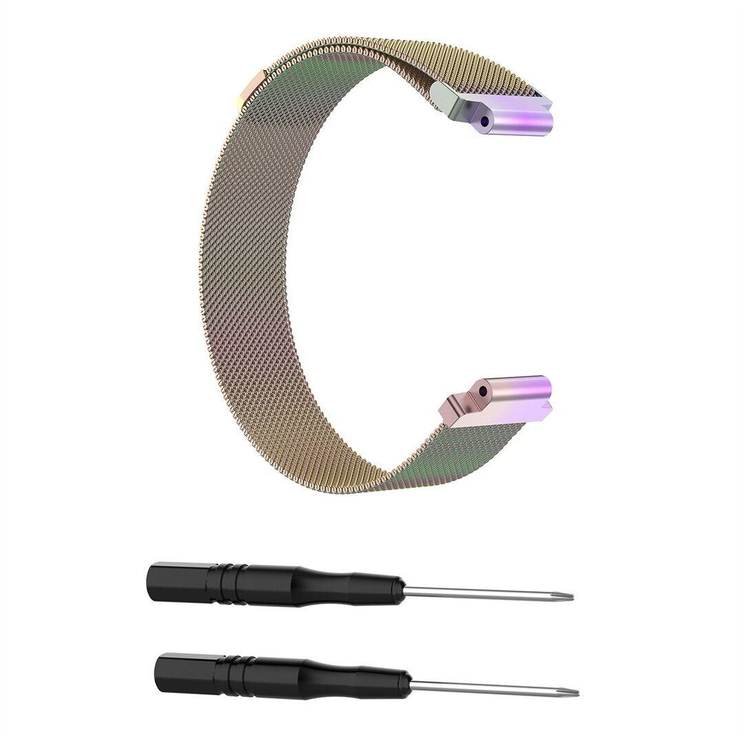 Garmin Forerunner 220 / 230 / 235 / 620 / 630 / 735 (XT) - Milanaise-Armband - Large - Multicolour