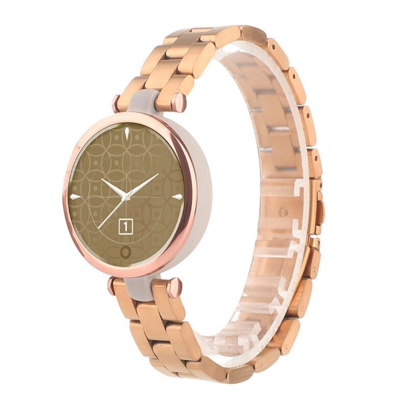 Stahlgliederarmband - Champagner Gold - Garmin Lily