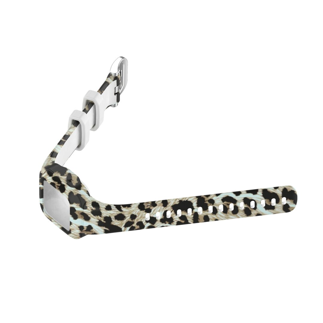 Silikonarmband mit Druck - Leopardendruck - Garmin Vivofit Junior 3