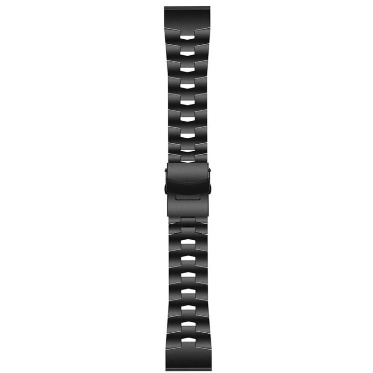 Titanium Gliederarmband - Schwarz - Garmin Fenix 7 / 6 / 5