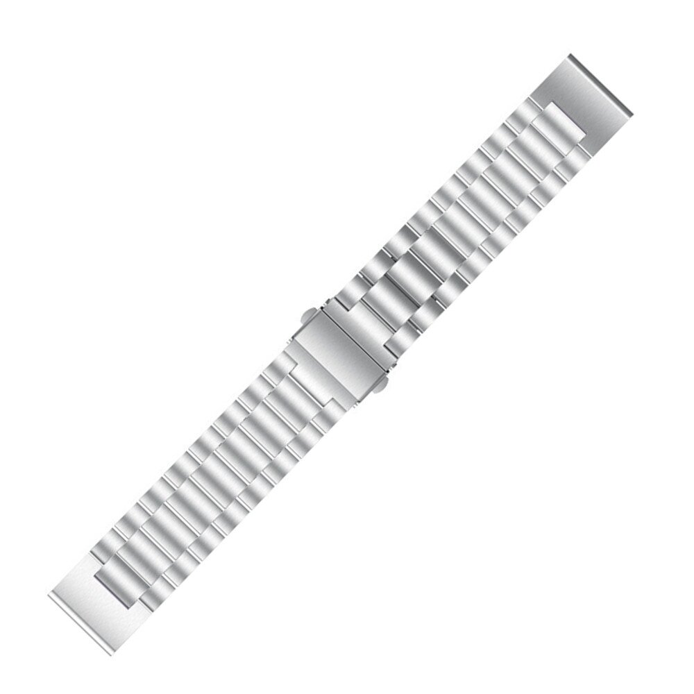 Stahlgliederarmband - Silber - Garmin Fenix 7X / 6X / 5X