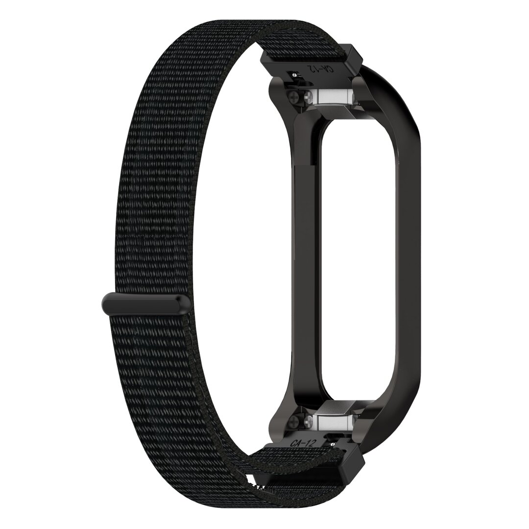 Nylon Sport Loop Armband - Schwarz - Samsung Galaxy Fit 2
