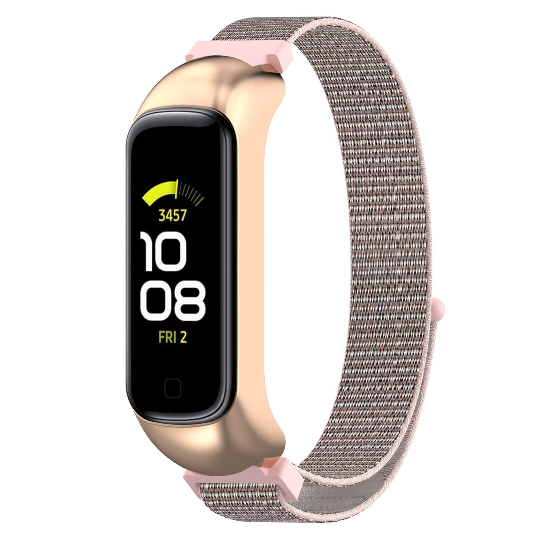 Nylon Sport Loop Armband - Sand rosa - Samsung Galaxy Fit 2