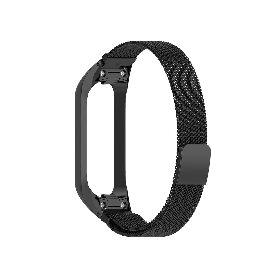 Milanaise Armband - Schwarz - Samsung Galaxy Fit 2