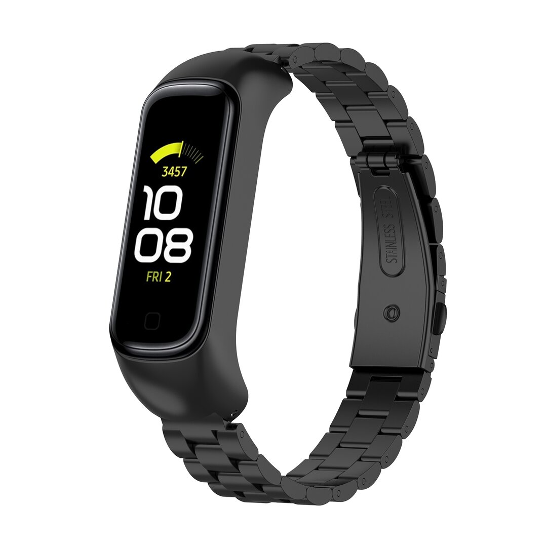 Stahlgliederband - Schwarz - Samsung Galaxy Fit 2