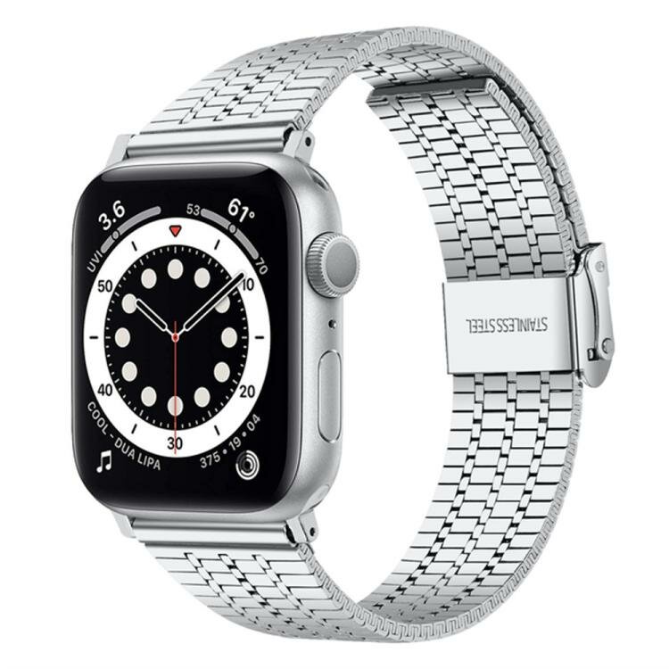 Metallband - Silber - Geeignet f&uuml;r Apple Watch 44mm / 45mm / 46mm / 49mm