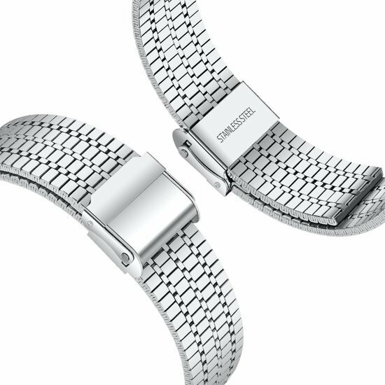 Metallband - Silber - Geeignet f&uuml;r Apple Watch 38mm / 40mm / 41mm / 42mm