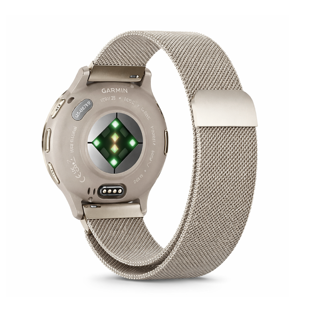 Garmin Venu / Sq / Sq2 / 2 plus - Milanaise Armband - Vintage gold