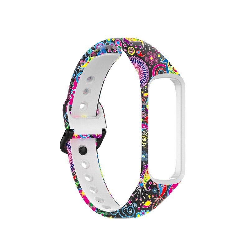 Silikonband mit Druck - Mehrfarbig - Samsung Galaxy Fit 2
