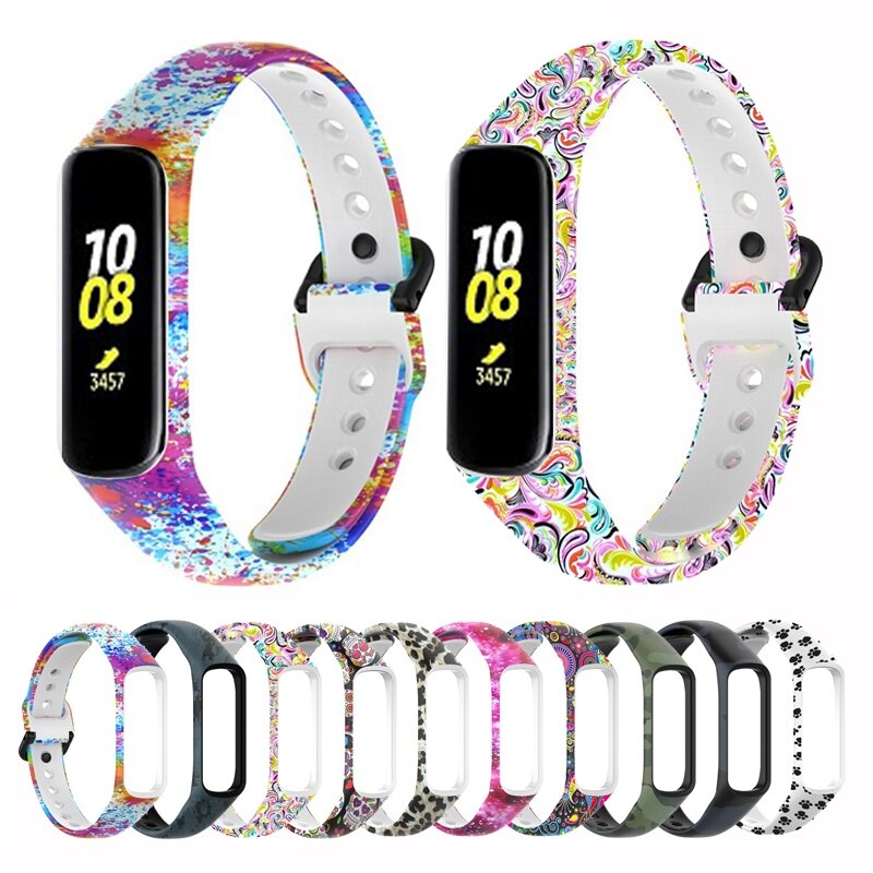 Silikonband mit Druck - Sternenhimmel - Samsung Galaxy Fit 2