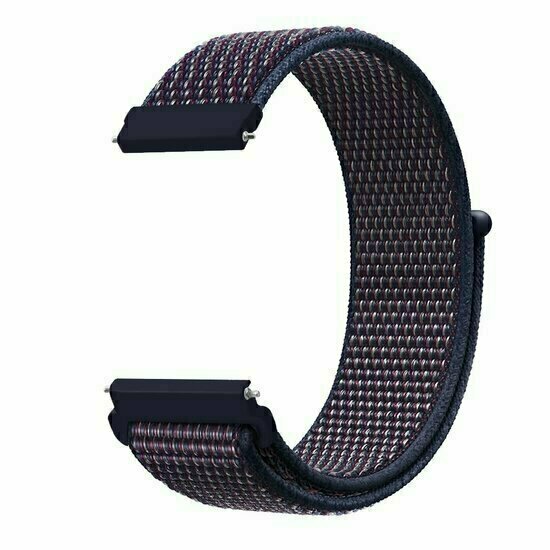 Sport Loop Nylonband - Marineblau/Dunkellila gemischt - Huawei Watch 4 (pro) / 3 (pro) / Ultimate