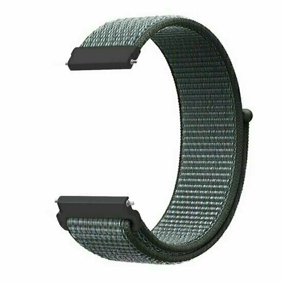 Sport Loop Nylonband - Dunkelgrau / Blau gemischt - Huawei Watch 4 (pro) / 3 (pro) / Ultimate