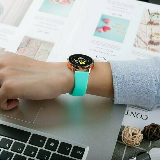 Gummi-Sportarmband - Aqua blau - Huawei Watch 4 (pro) / 3 (pro) / Ultimate