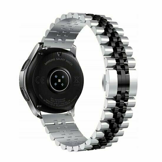 Stahlband - Silber / Schwarz - Huawei Watch 4 (pro) / 3 (pro) / Ultimate