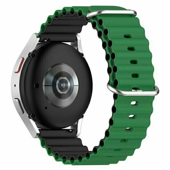 Ocean Style Silikonarmband - Gr&uuml;n / Schwarz - Huawei Watch 4 (pro) / 3 (pro) / Ultimate