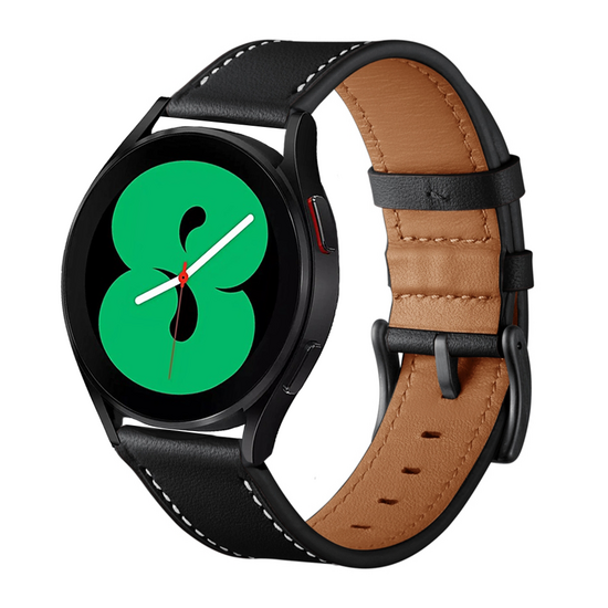 Lederarmband - Schwarz - Huawei Watch 4 (pro) / 3 (pro) / Ultimate