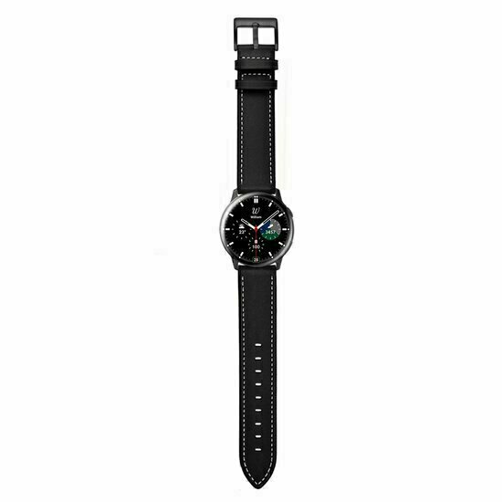 Lederarmband - Schwarz - Huawei Watch 4 (pro) / 3 (pro) / Ultimate