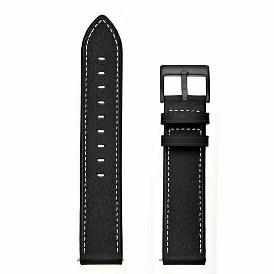Lederarmband - Schwarz - Huawei Watch 4 (pro) / 3 (pro) / Ultimate