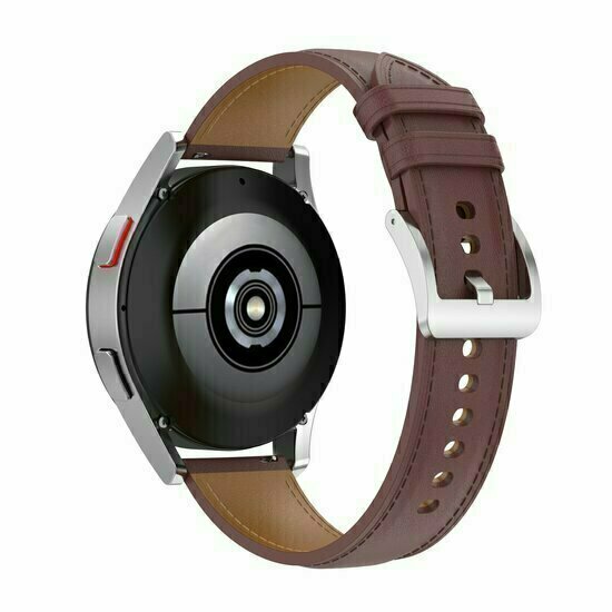 Luxuri&ouml;ses Lederarmband - Dunkelbraun - Huawei Watch 4 (pro) / 3 (pro) / Ultimate
