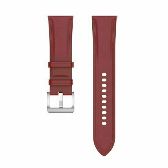 Luxuri&ouml;ses Lederarmband - Bordeaux - Huawei Watch 4 (pro) / 3 (pro) / Ultimate