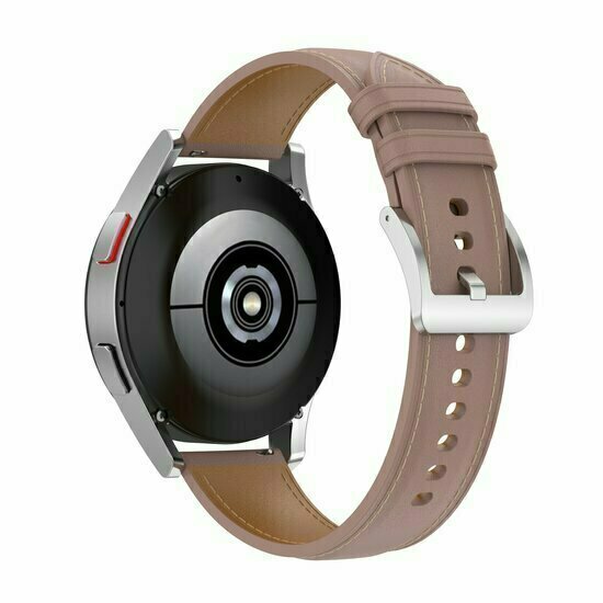 Luxuri&ouml;ses Lederarmband - Altrosa - Huawei Watch 4 (pro) / 3 (pro) / Ultimate