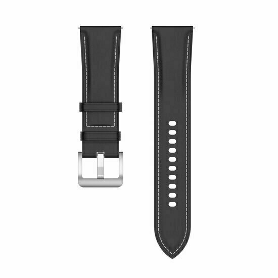 Luxuri&ouml;ses Lederarmband - Schwarz - Huawei Watch 4 (pro) / 3 (pro) / Ultimate