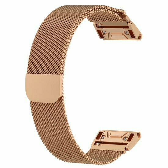 Milanaise Armband - Rose Gold - Garmin Instinct E - 40mm