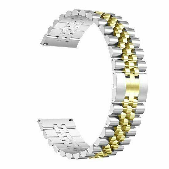 Stahlband - Silber / Gold - Huawei Watch GT 5 (Pro) / GT 4 / GT 3 / GT 2 - 46mm