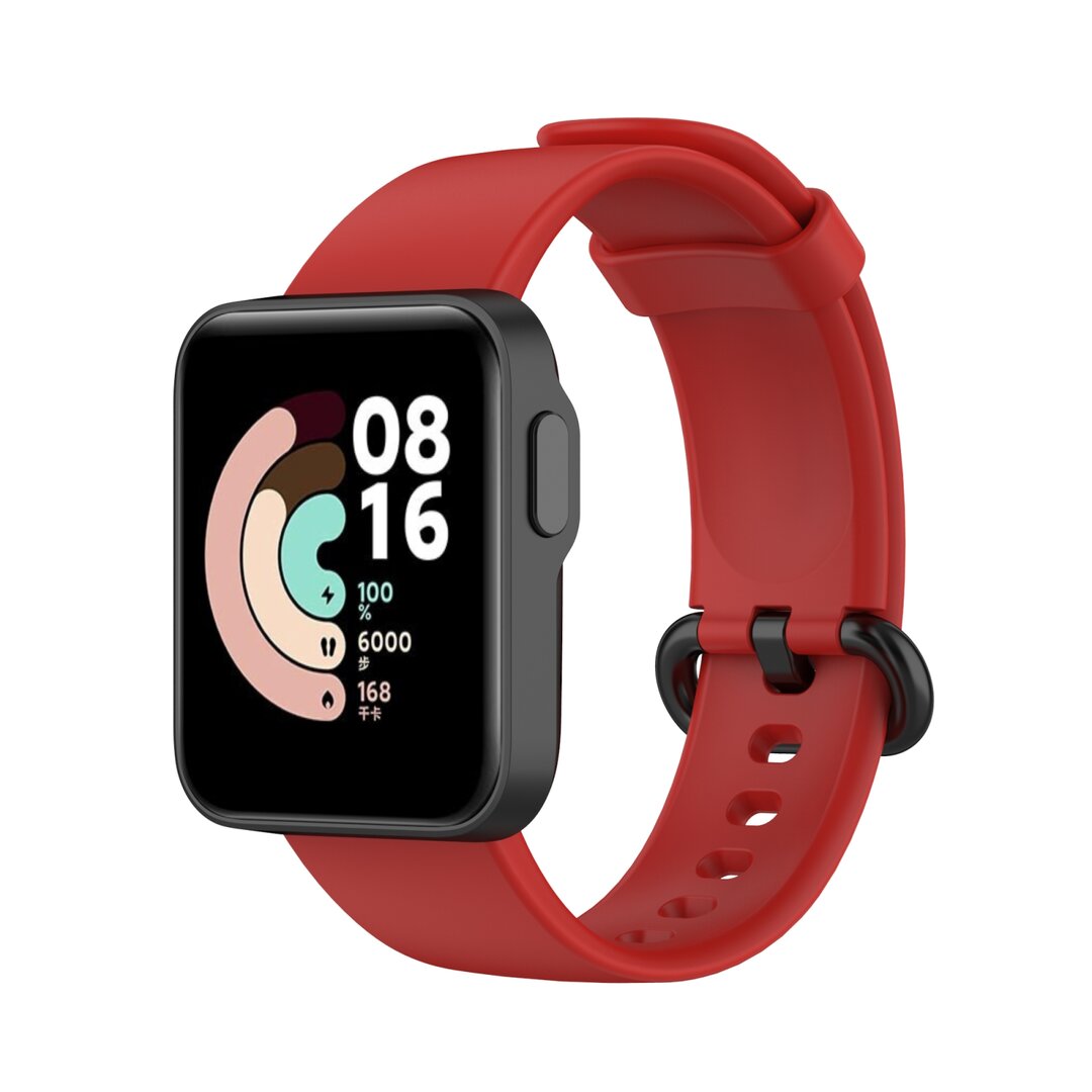 Klassisches Silikon-Sportband - Rot - Xiaomi Mi Watch Lite / Redmi Watch