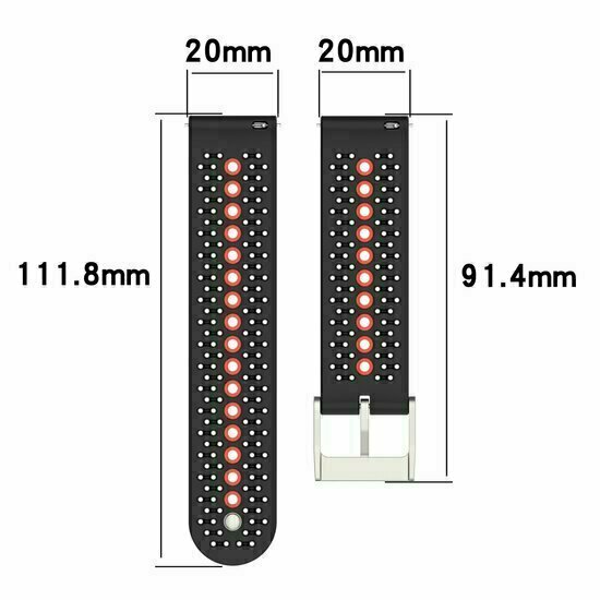 Dot Pattern Silikonarmband - Wei&szlig; - Huawei Watch 4 (pro) / 3 (pro) / Ultimate