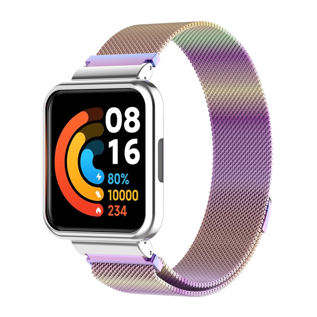 Milanaise Armband mit H&uuml;lle - Multicolour - Xiaomi Redmi Watch 2 (Lite)