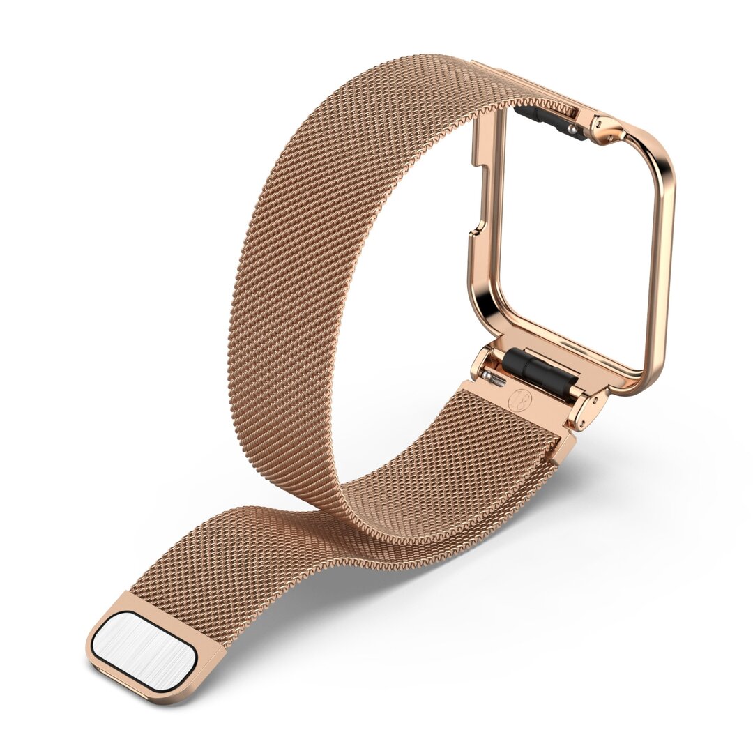 Milanaise Armband mit H&uuml;lle - Champagner Gold - Xiaomi Redmi Watch 2 (Lite)