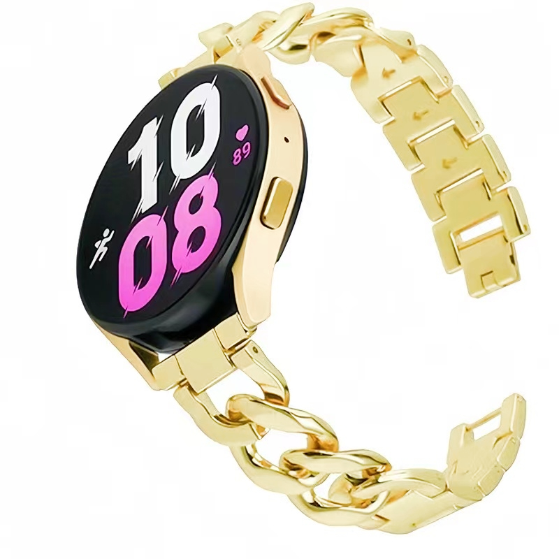 Huawei Watch GT 4 / GT 5 (41mm) &amp; GT 5 Pro (42mm) - Metallkettenarmband mit Schnellverschluss - Gold