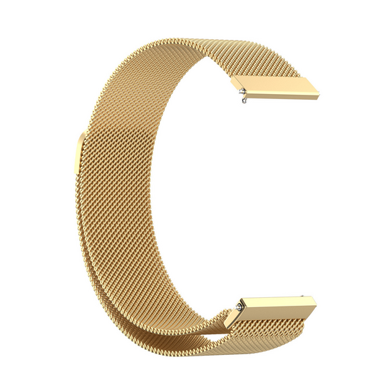Garmin Venu 3s / Vivoactive 4s / Venu 2s / Vivomove 3s / Forerunner 255s - Milanaise Armband - Gold