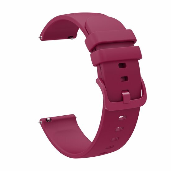Garmin Venu 3s / Vivoactive 4s / Venu 2s / Vivomove 3s / Forerunner 255s - Weiches Silikonband - Weinrot