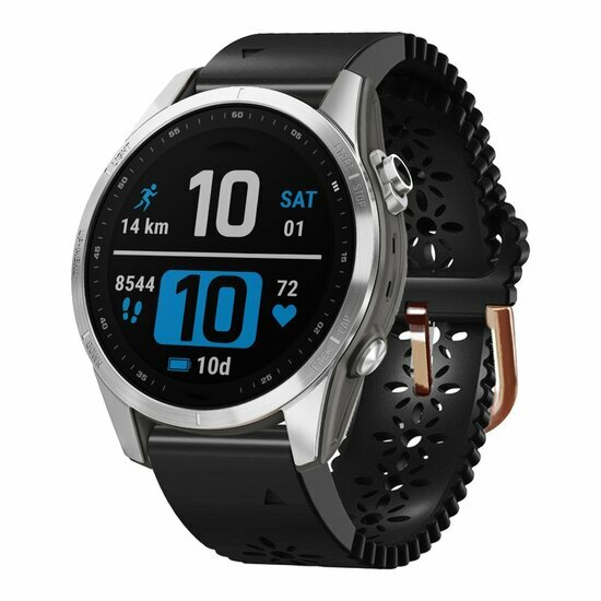 Blume Silikonband - Schwarz - Garmin Fenix 8 - 43mm