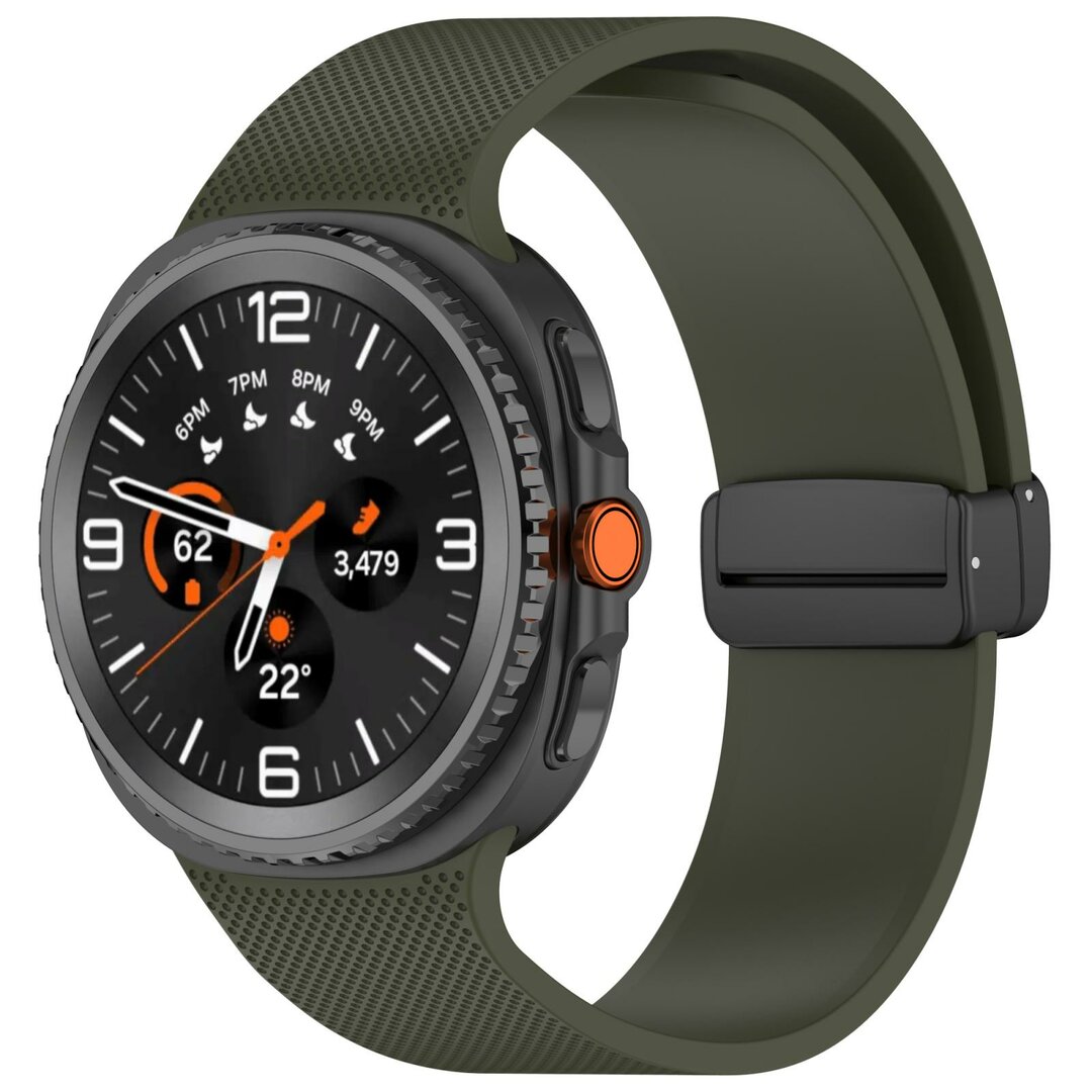 D-Schnalle Sportband - Armee gr&uuml;n - Samsung Galaxy Watch 8 - 40mm / 44mm