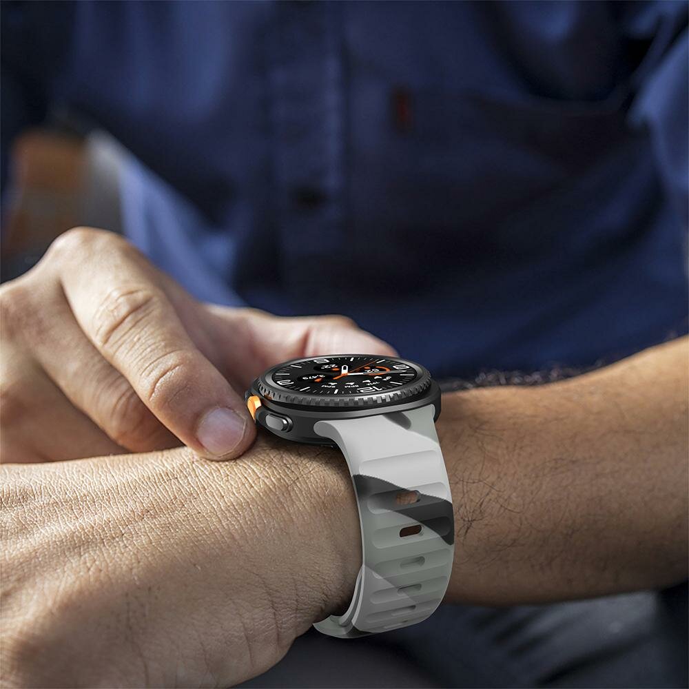 Wave Silikonarmband - Camouflage grau - Samsung Galaxy Watch 8 - 40mm / 44mm