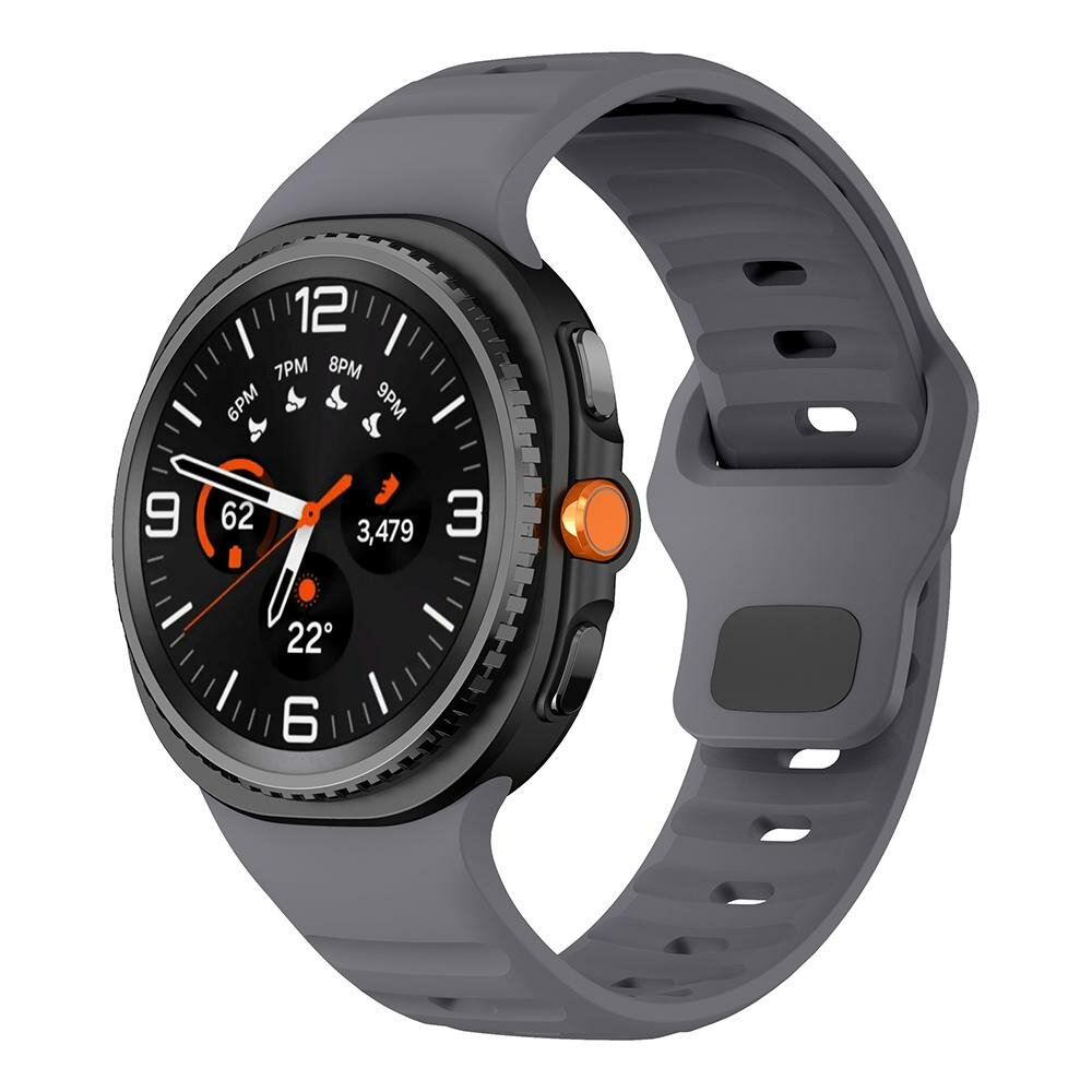 Wave Silikonarmband - Grau - Samsung Galaxy Watch 8 - 40mm / 44mm