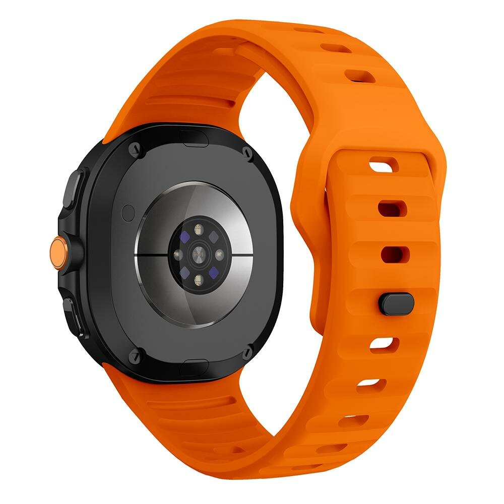 Wave Silikonarmband - Orange - Samsung Galaxy Watch 8 - 40mm / 44mm