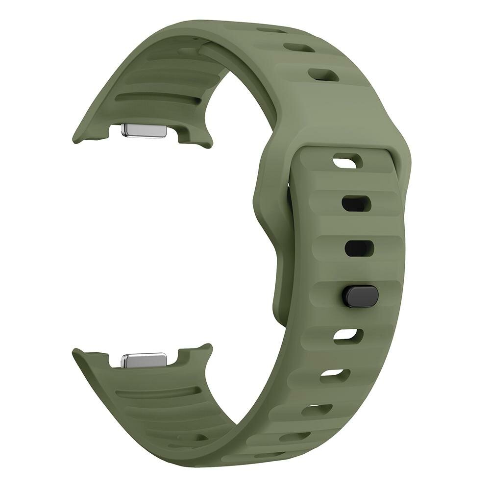 Wave Silikonarmband - Dunkelgr&uuml;n - Samsung Galaxy Watch 8 - 40mm / 44mm