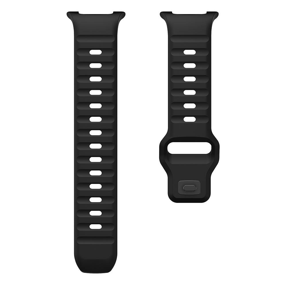 Wave Silikonarmband - Schwarz - Samsung Galaxy Watch 8 - 40mm / 44mm