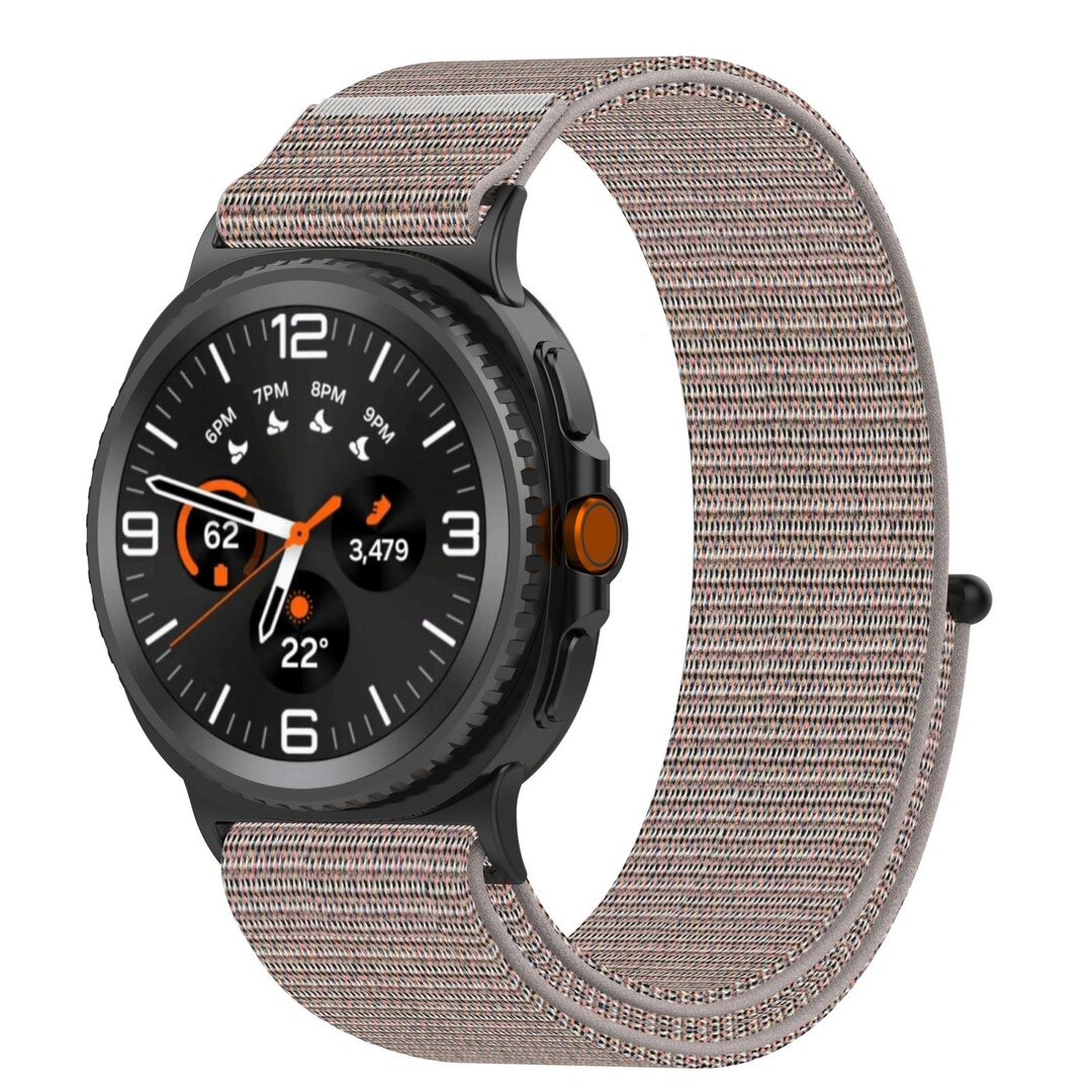 Sportloop Nylonband - Sand Pink - Samsung Galaxy Watch 8 - 40mm / 44mm