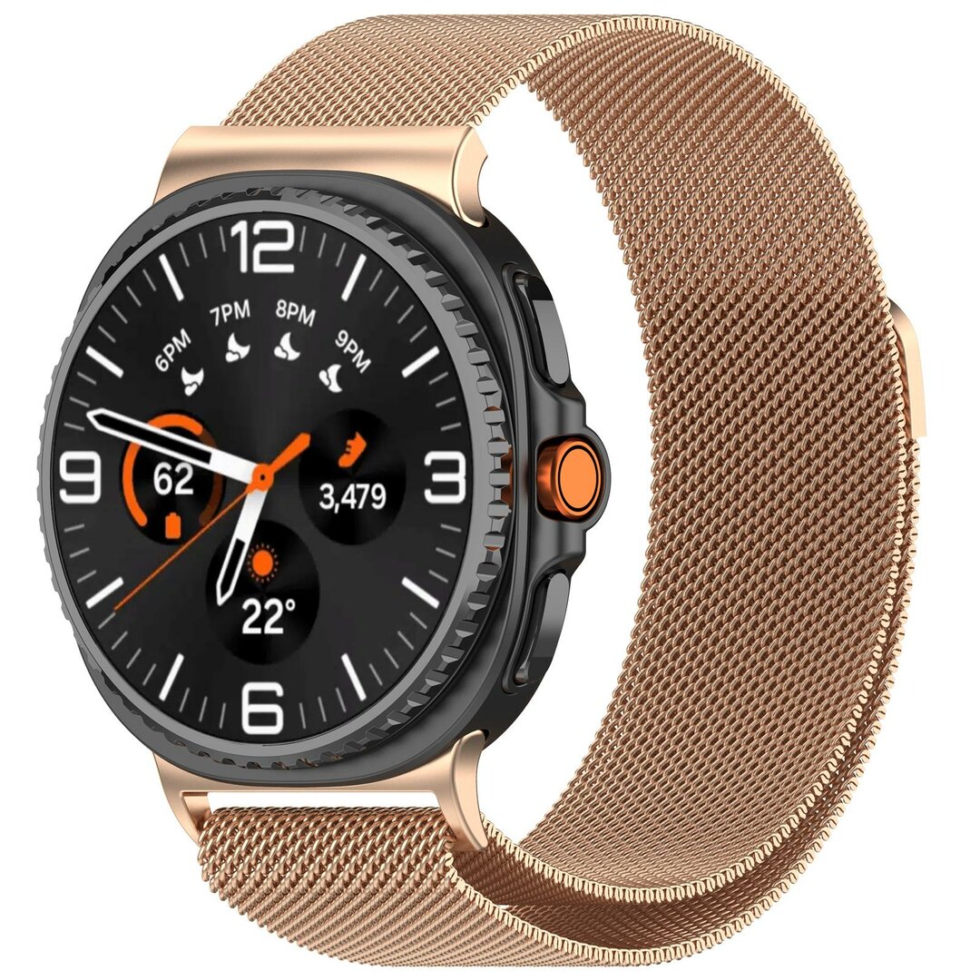 Milanaise Armband - Champagner Gold - Samsung Galaxy Watch 8 - 40mm / 44mm