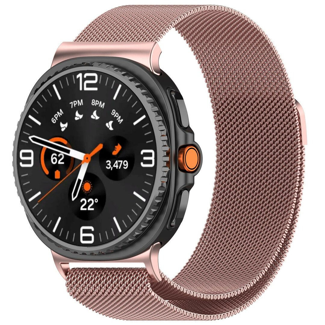 Milanaise Armband - Ros&eacute;gold - Samsung Galaxy Watch 8 - 40mm / 44mm