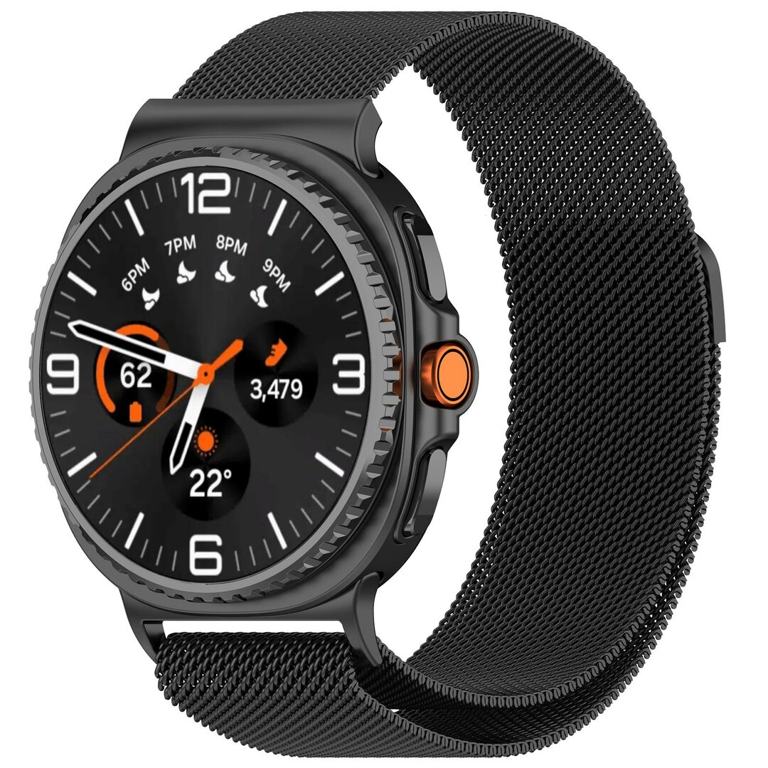 Milanaise Armband - Schwarz - Samsung Galaxy Watch 8 - 40mm / 44mm
