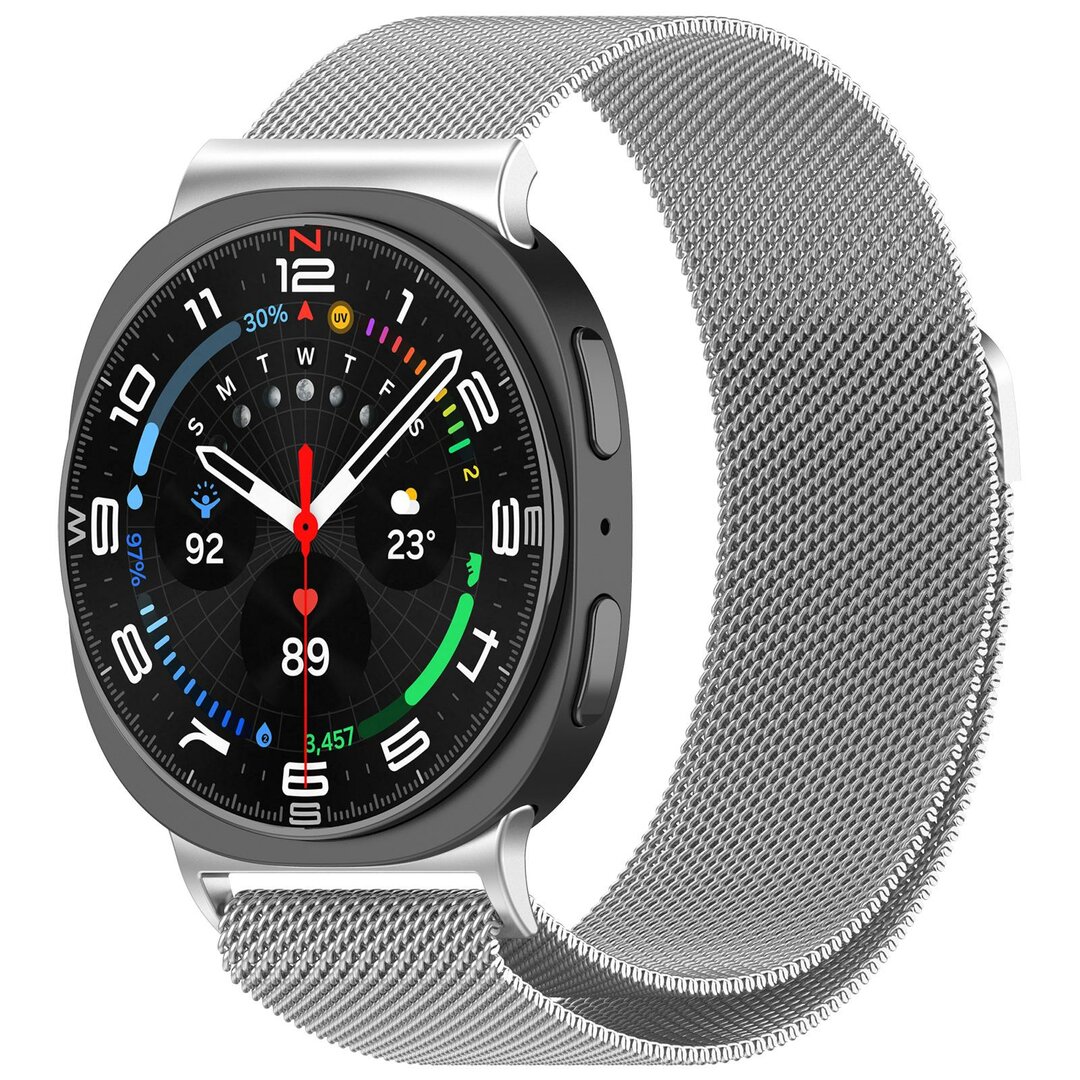Milanaise Armband - Silber - Samsung Galaxy Watch 8 - 40mm / 44mm
